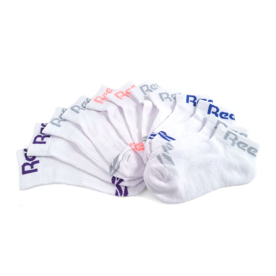 Accessories Reebok Work | Reebok Work Women'S 6 Pack Ankle Socks